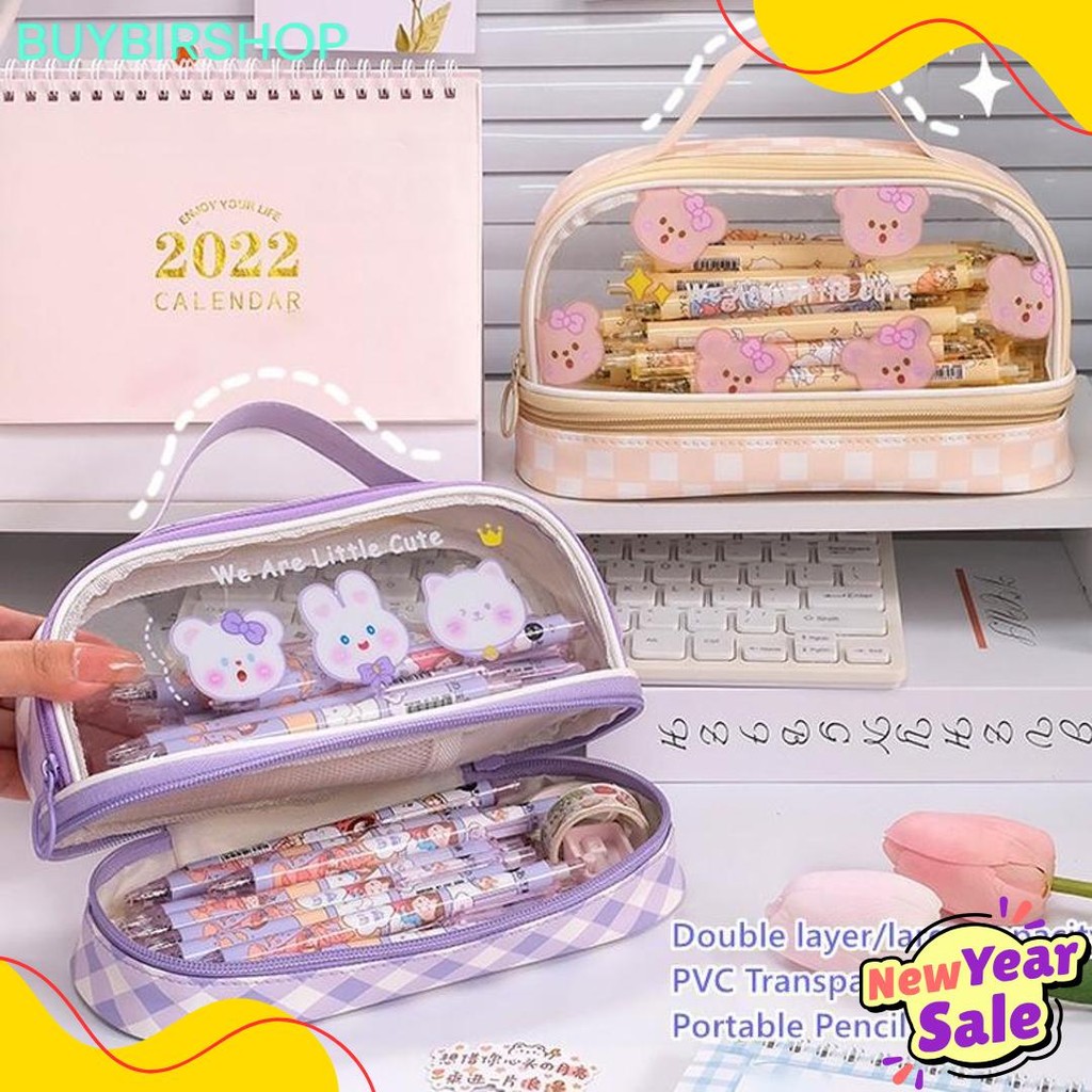 

Kartun Baru Kapasitas Pen Bag Storage Bag Untuk Mahasiswa Sma Junior Portable Cute Simple Stationery Box Terlaris! Produk Ini Banyak Dicari