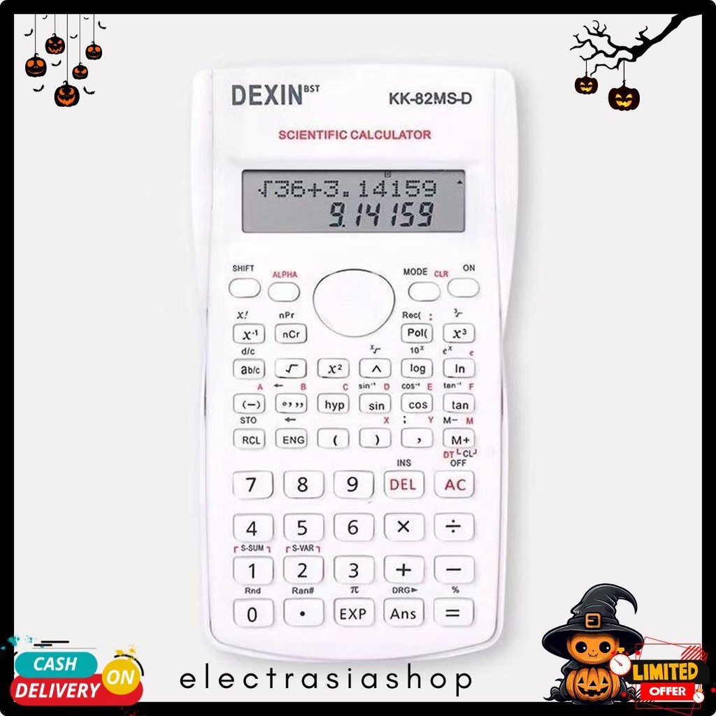 

Kalkulator Ilmiah Scientific Dexin Kk-82Ms Diskon