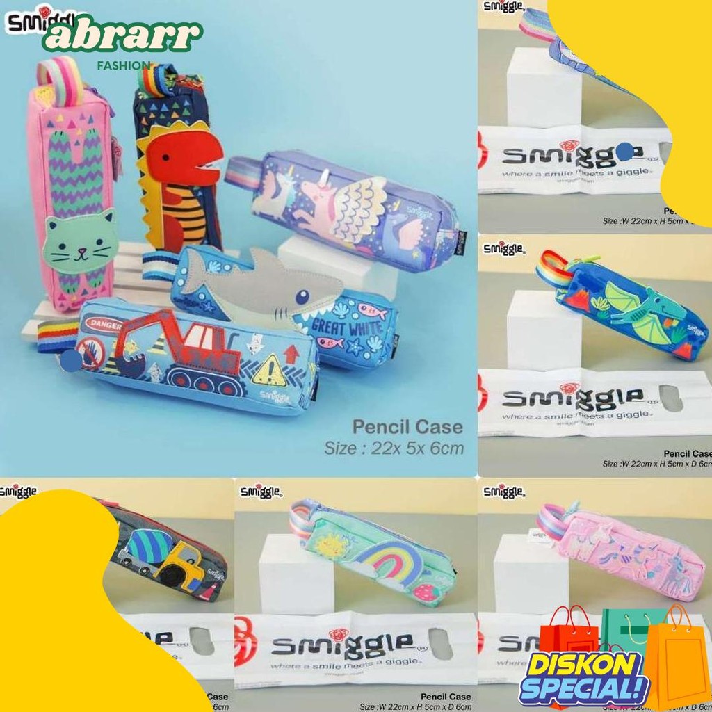 

Pencil Case Kotak Pensil Smiggle 1 Zipper Karakter Terlengkap Dan Termurah