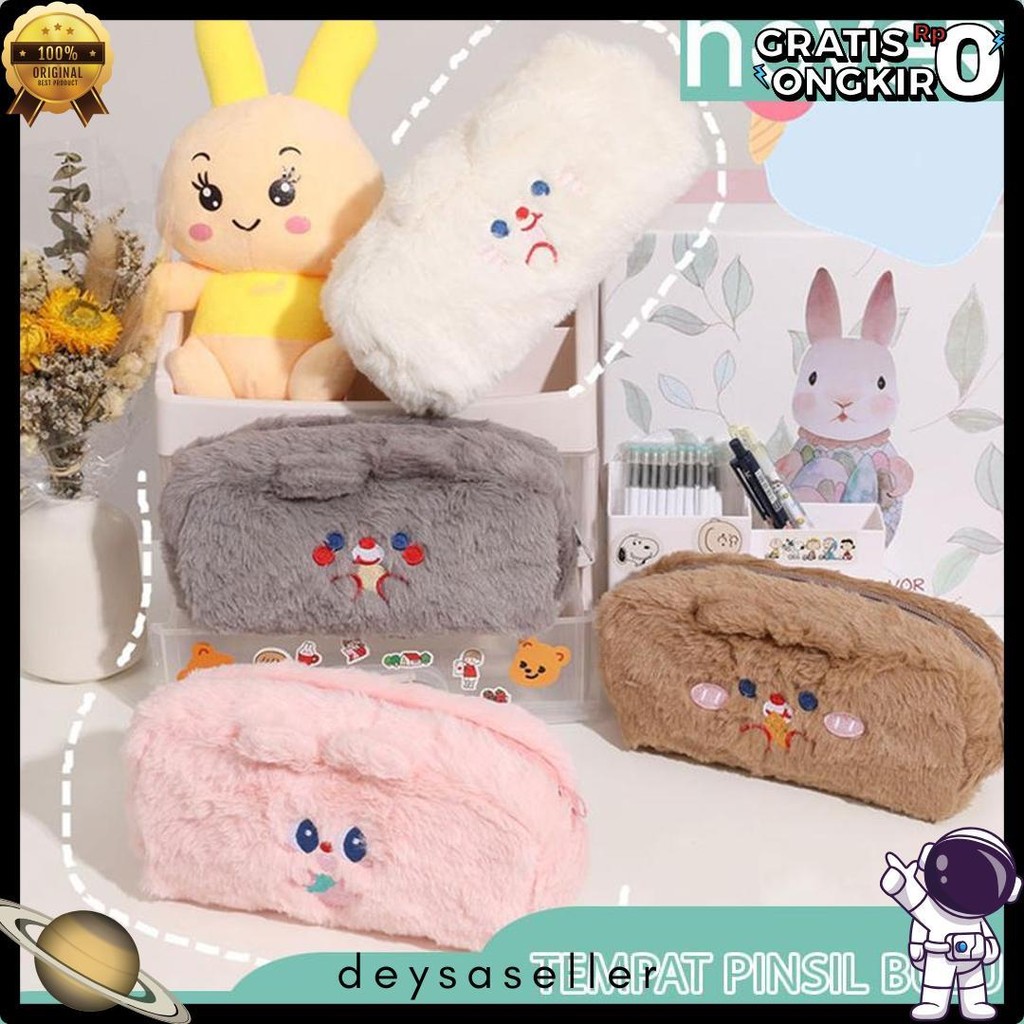 

Never Official- Tempat Pensil Bulu Soft Cute/ Tas Pensil Kosmetik/ Pouch Makeup Kecil Terlaris! Produk Ini Banyak Dicari