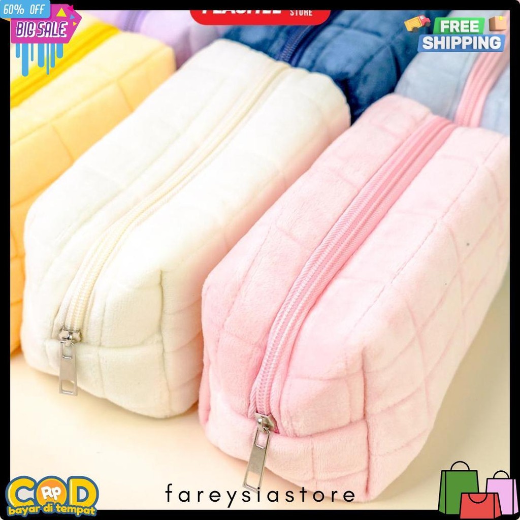 

Flashee Kotak Pensil Aesthetic Korea Bulu Lucu Cloudy Pencil Bag Large Tempat Pensil Sekolah Flashee Muji Style Muat Banyak Kapasitas Besar Multifungsi Diskon Setengah Harga