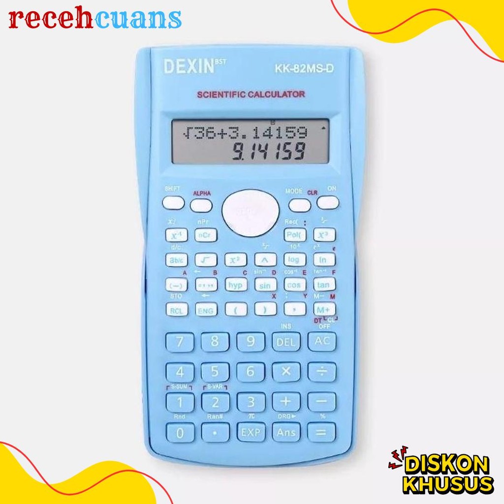 

Kalkulator Ilmiah Scientific Dexin Kk-82Ms Terlengkap Dan Termurah