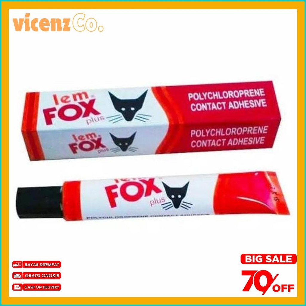

Lem Fox Plus Tube 20G Original (1 Lusin) / Grosir/Ecer - Kulakan Online Diskon