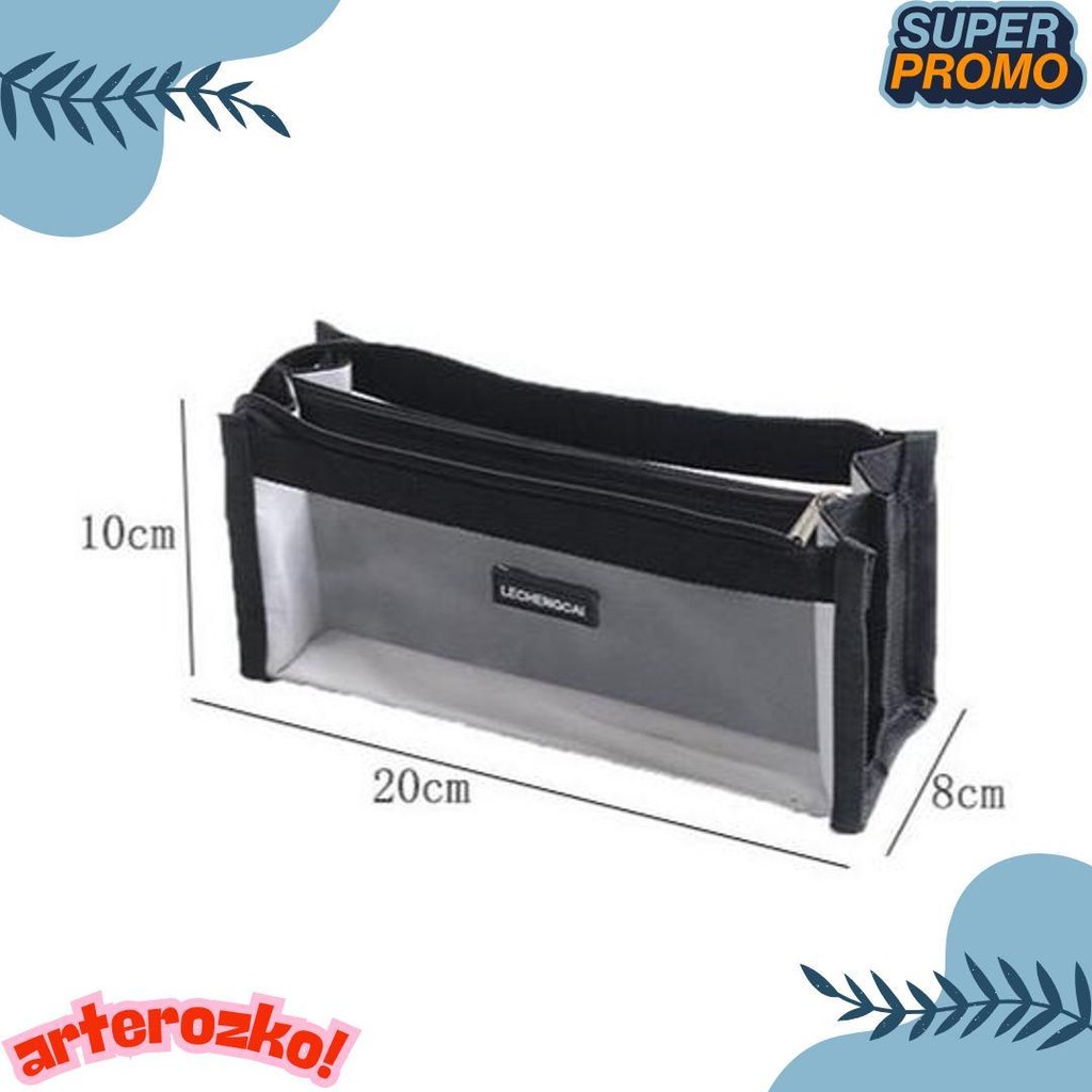 

[Miloli] Kotak Pensil Lechengcai Tempat Pena Kosmetik Kapasitas Besar Pvc Transparant Stationery - F0209 Terlaris! Produk Ini Banyak Dicari