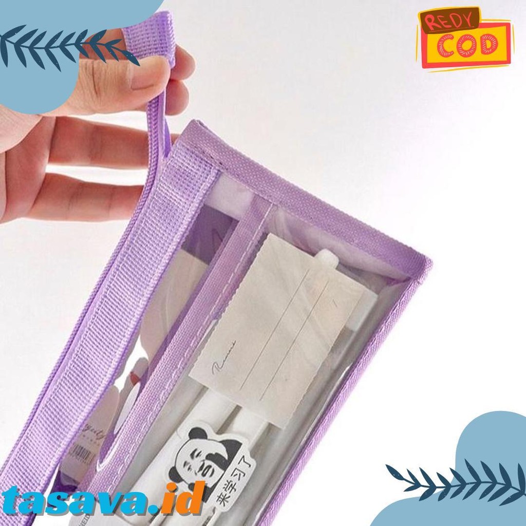 

[Miloli] Kotak Pensil Lechengcai Tempat Pena Kosmetik Kapasitas Besar Pvc Transparant Stationery - F0209 Terlaris! Produk Ini Banyak Dicari