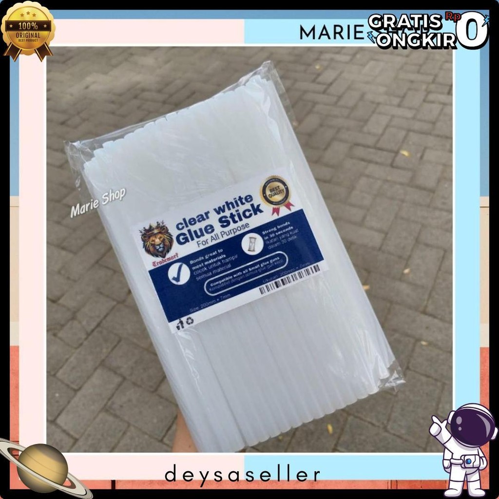 

100 Pc Isi Lem Tembak Refill Glue Stick - Lem Lilin Stick Bakar Perekat Kerajinan Tangan Multifungsi Lem Bakar Flash Sale! Diskon Hingga 70%