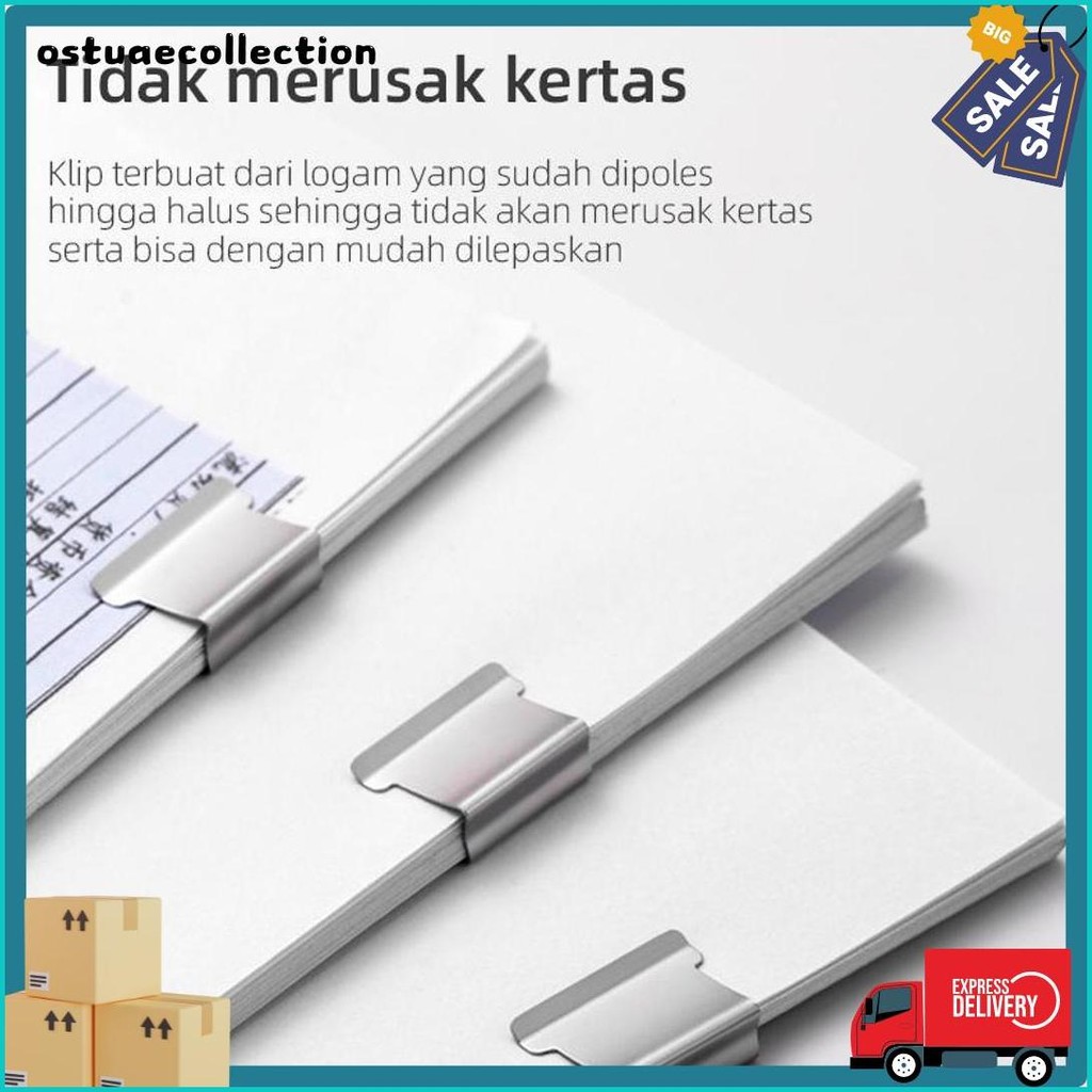 

Nusign Fastener / Binder Clip / Penjepit Kertas Otomatis Gratis 8 Buah Clip Ns085 Terlaris! Produk Ini Banyak Dicari
