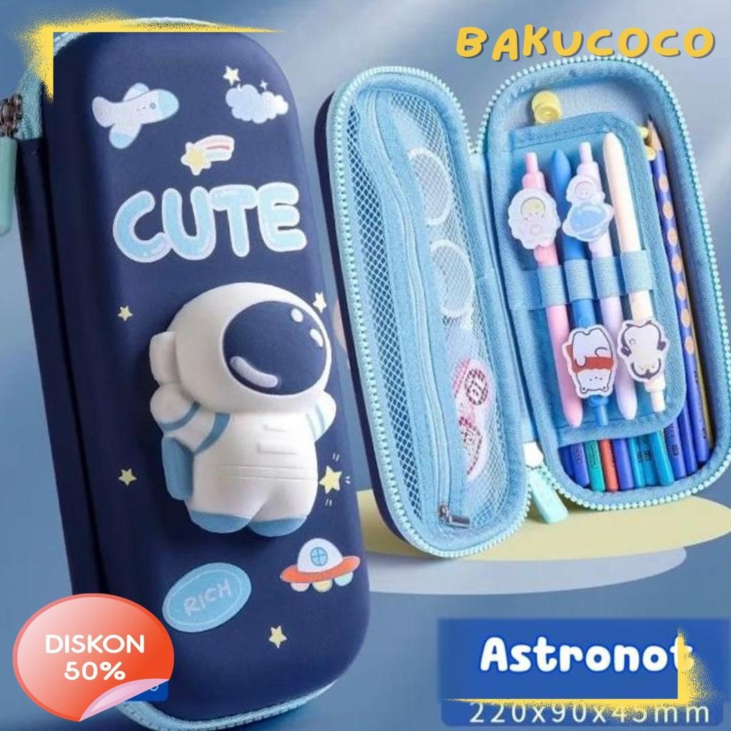 

Kotak Pensil 3D Squishy Tempat Pensil Hardcase Waterproof Pencil Case Anak Lucu 2 Tingkat 2 Lapis Terlaris! Produk Ini Banyak Dicari