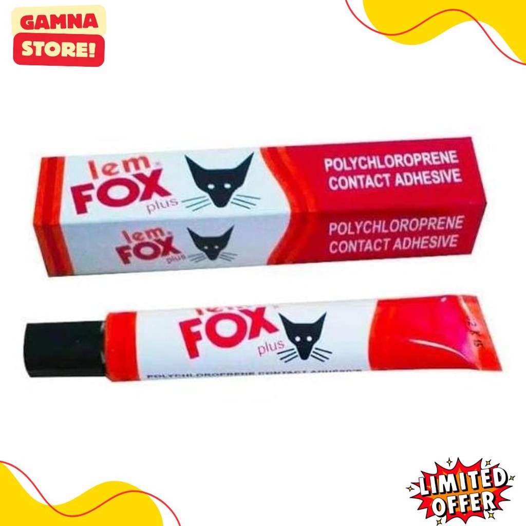 

Lem Fox Plus Tube 20G Original (1 Lusin) / Grosir/Ecer - Kulakan Online Terlengkap Dan Termurah