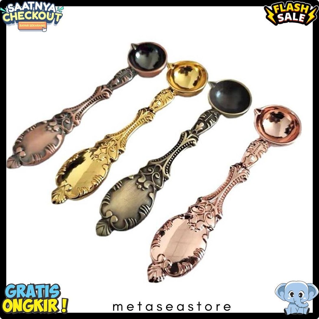 

Sendok Wax Seal Vintage Retro Spoon | Vintage Hard Bronze Spoon / Sendok Hias Peleleh Seal Wax Terlaris! Produk Ini Banyak Dicari