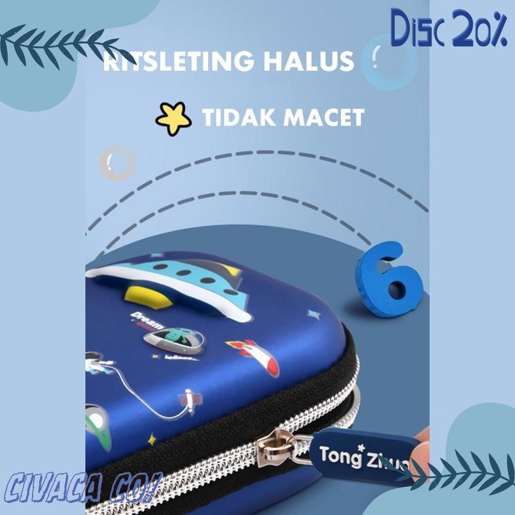 

Hoptech- Aimilo Tempat Pensil 3D Anak Kartun Stationery Kotak Pensil Alat Tulis Perlengkapan Sekolah Flash Sale! Diskon Hingga 70%