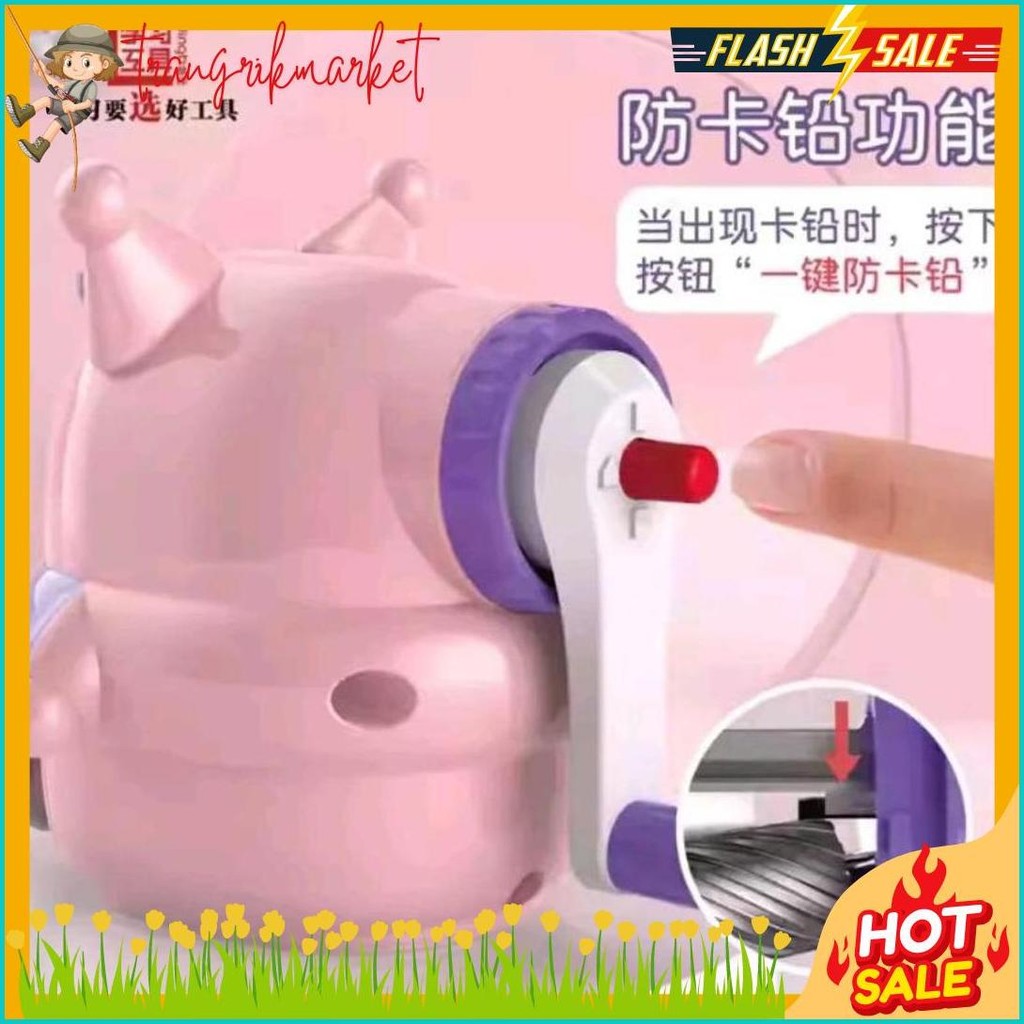 

Serutan Pencil Kuromi/ Rautan Kuromi/ Rautan Pensil/ Shapener Kuromi/ Serutan Pensil Putar Diskon