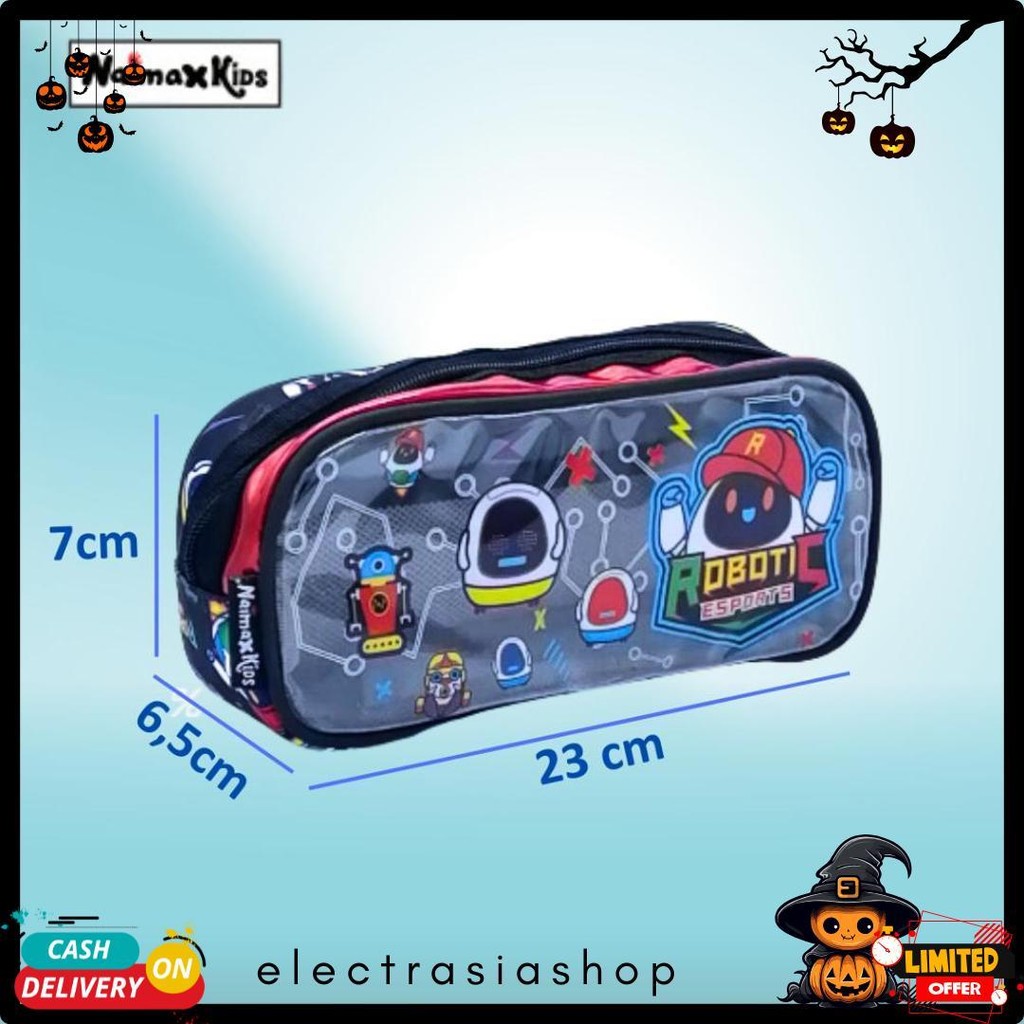 

Pencil Case Custom Nama | Naimax Kids Pencil Case Medium Anak Laki-Laki Diskon