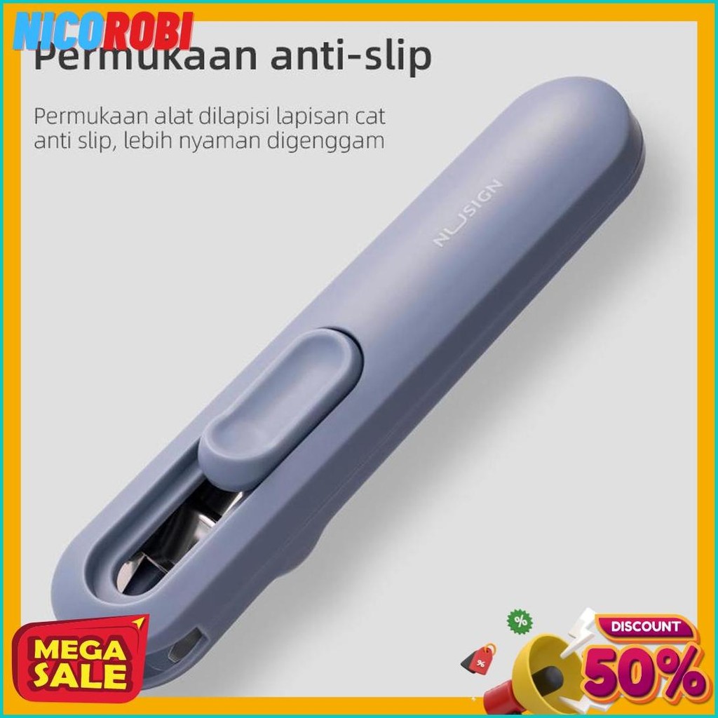 

Nusign Fastener / Binder Clip / Penjepit Kertas Otomatis Gratis 8 Buah Clip Ns085 Terlaris! Produk Ini Banyak Dicari