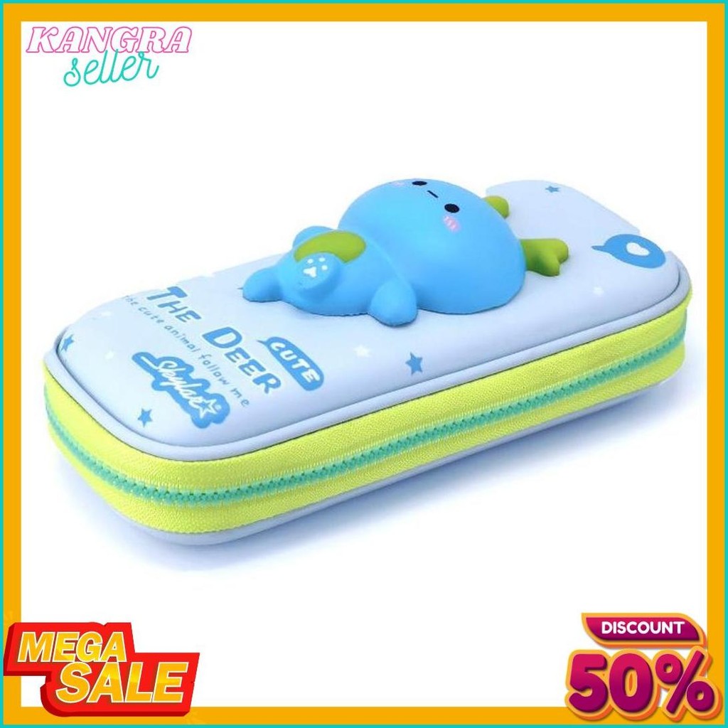 

Tempat Pensil 3D Squishy Anak Sekolah Bahan Eva Kotak Alat Tulis Timbul Hardcase Diskon Setengah Harga