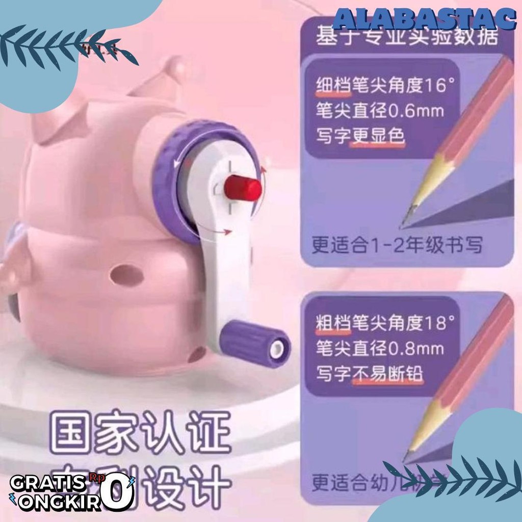 

Serutan Pencil Kuromi/ Rautan Kuromi/ Rautan Pensil/ Shapener Kuromi/ Serutan Pensil Putar Diskon