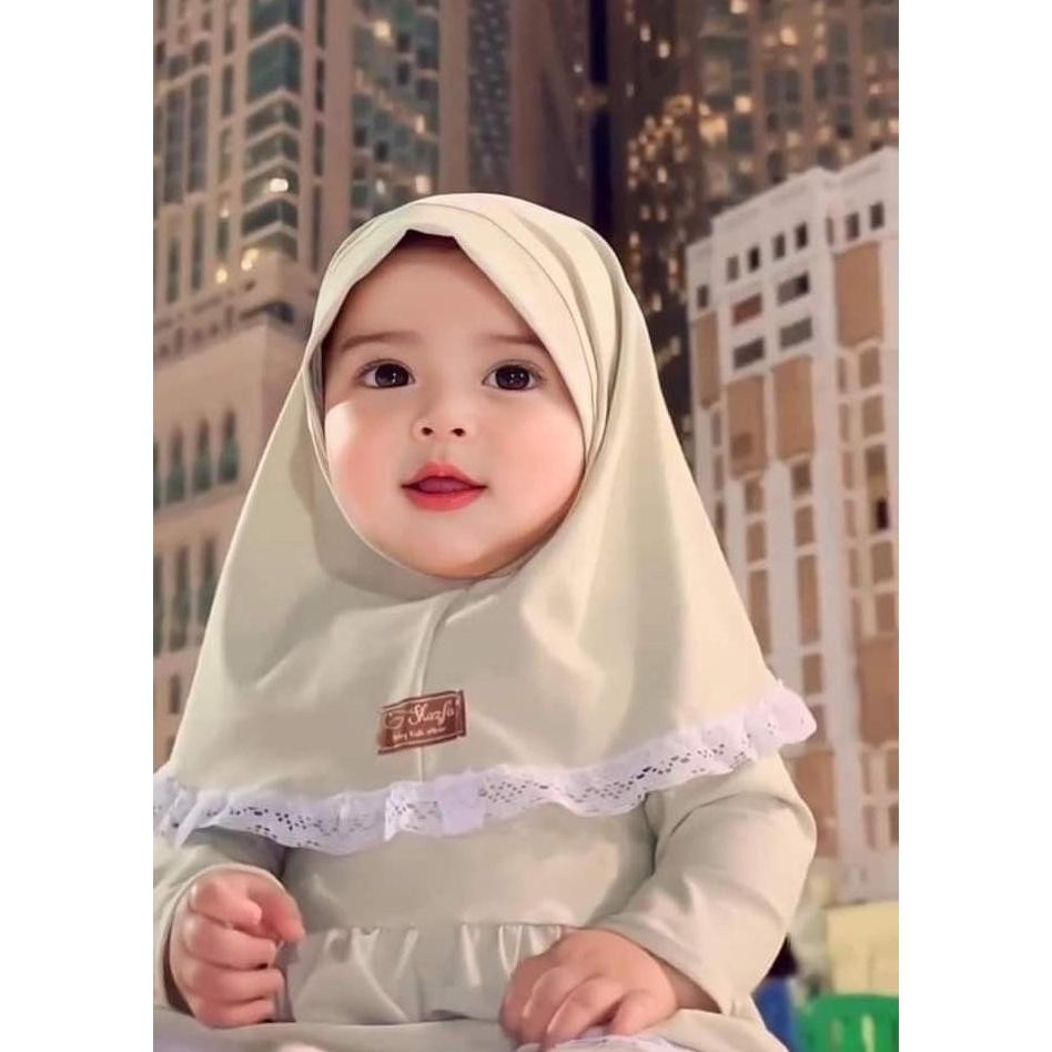 dvc-78 GAMIS BAYI PEREMPUAN 0-2 TAHUN MUKENA BAYI BAJU MUSLIM GAMIS ANAK BAYI PEREMPUAN BUSANA MUSLI