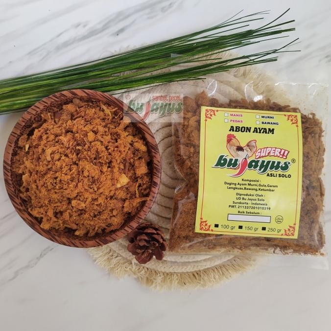 

best produk] Abon Ayam SUPER Bu Jayus 100 gram - PEDAS SPESIAL