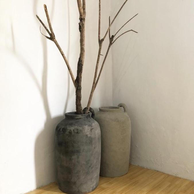 Terlaris Guci Hias Aesthetic - Vas Bunga Besar Ready Stok