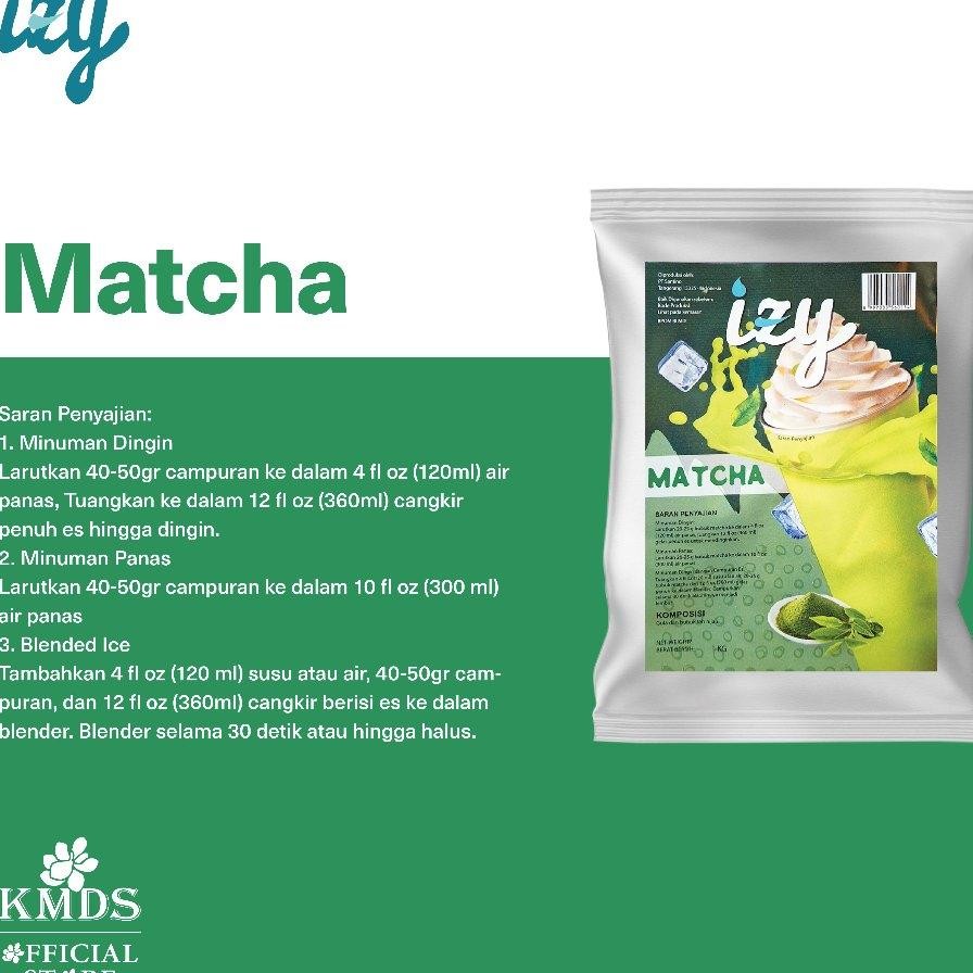 

Izy Matcha Powder 1Gram 1 G