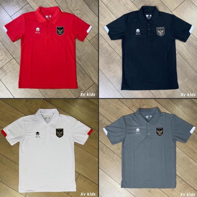 Laris Polo Shirt Timnas Indonesia Kaos Kerah Timnas Indonesia Wangki Timnas