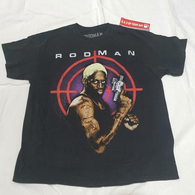 Rodman Tee ~ Dennis Rodman Shooters / Black Washed Co