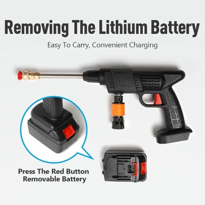 Silahkan Order] set alat cuci mobil motor portable jet washer cuci steam spray gun cas