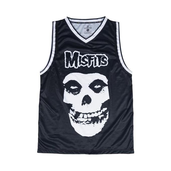 Zap Apparel / Misfits / Jersey Basket / Lekbong / Vintage / Retro / Band / Streetwear / Olahraga / S