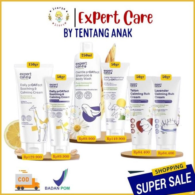 BEBAS ONGKIR - Expert Care Telon Calming Rub | Calming cream | Moisturizing Sunscreen | Shampoo & bo