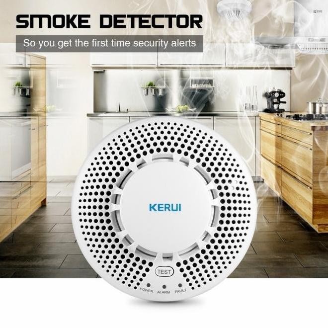 Ready...Ready...Ready...] DISKON Kerui SD03 Wireless Smoke Detector terbaik dari Kerui
