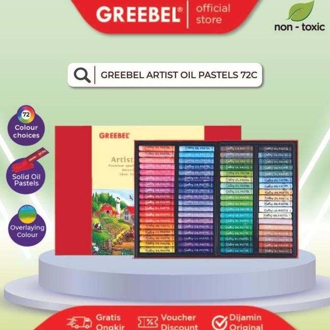 

Baru Greebel Artist Oil Pastel 72 Warna / Greebel Crayon Artist 72 Warna Premium