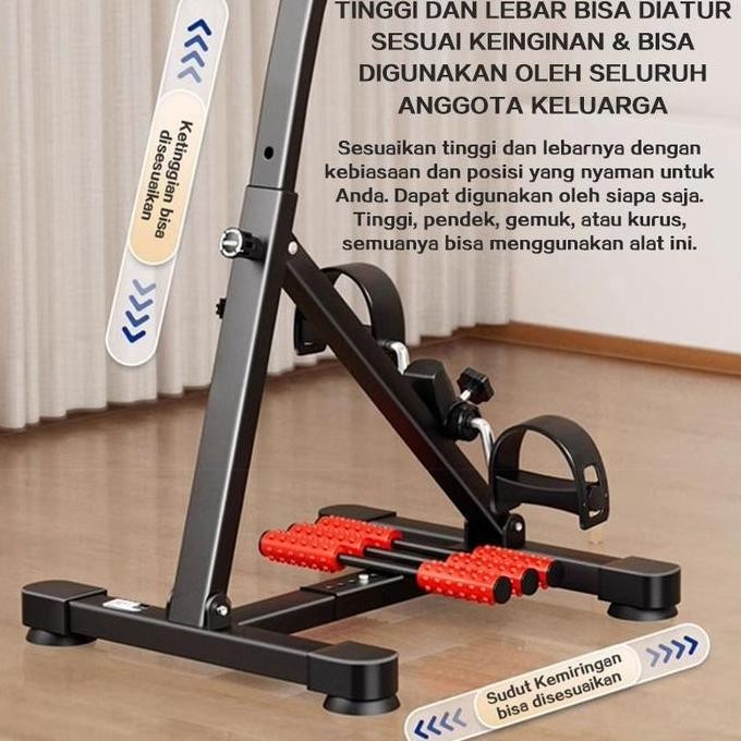 Sepeda Statis  Statis-Alat Terapi Stroke Kaki Dan Tangan Dual Exerciser Sepeda Terapi Sepeda / latih