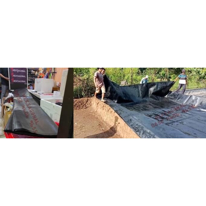 

] Plastik HDPE Geomembrane Tebal 0.30 mm Balikpapan