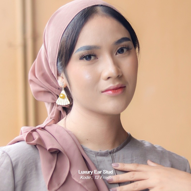 Pearlium - Giwang Mutiara (925K Sterling Silver/ Perak) Kode 12