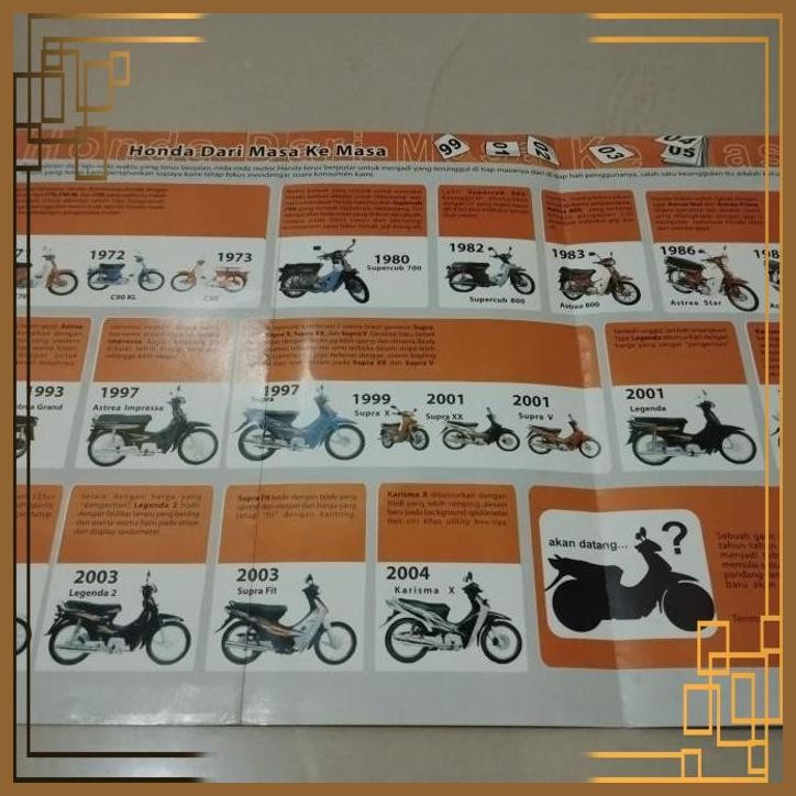 [YNM] FS BROSUR HONDA KITA, HONDA DARI MASA KE MASA 1971 - 2004 #BROSURMOTOR #BROSURHONDA #LINEUPHON