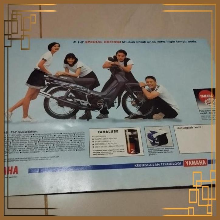 [YNM] FS BROSUR YAMAHA F1Z SPESIAL EDITION #BROSURMOTOR #BROSURYAMAHA #YAMAHAF1Z #F1ZSE #TWOSTROKE #
