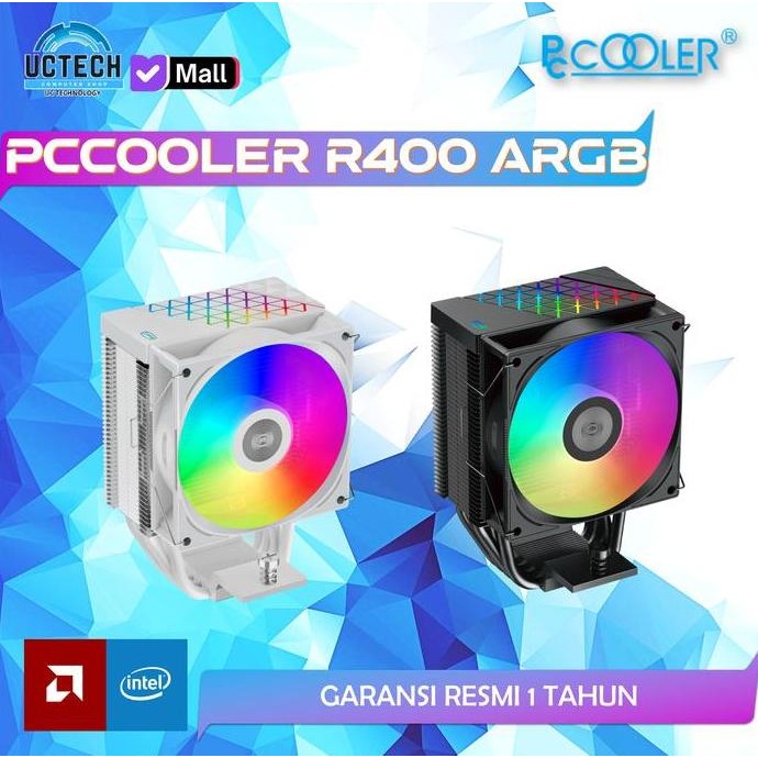 PCCOOLER / PC COOLER R400 ARGB - FAN PROSESOR INTEL / AMD 1904T