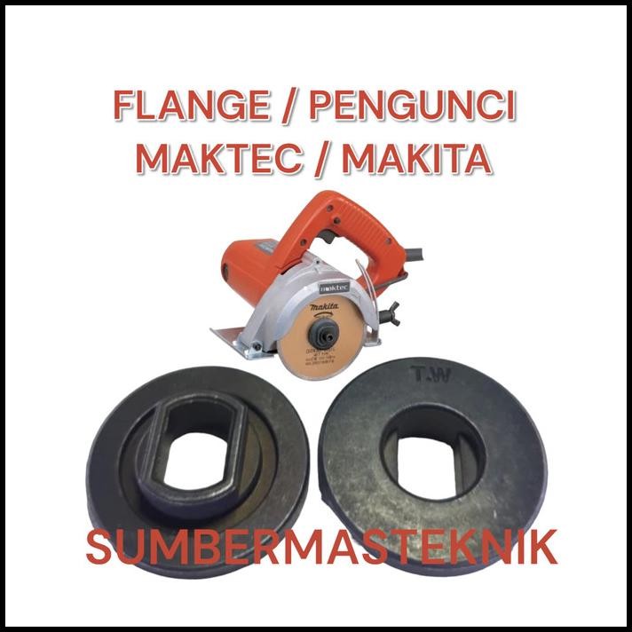 

Flange Maktec Mt410 Mt413 Pengunci Mata Pisau Marble Cutter Mt 410 413