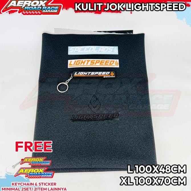 Sarung Kulit Jok Amplas Kasar Lightspeed Aerox Nmax Lexi Ninja Beat Hemat