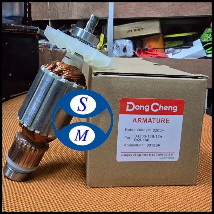 Armature Dongcheng Dqu160 Angker Mesin Mixer Dongcheng Dqu 160 Ori