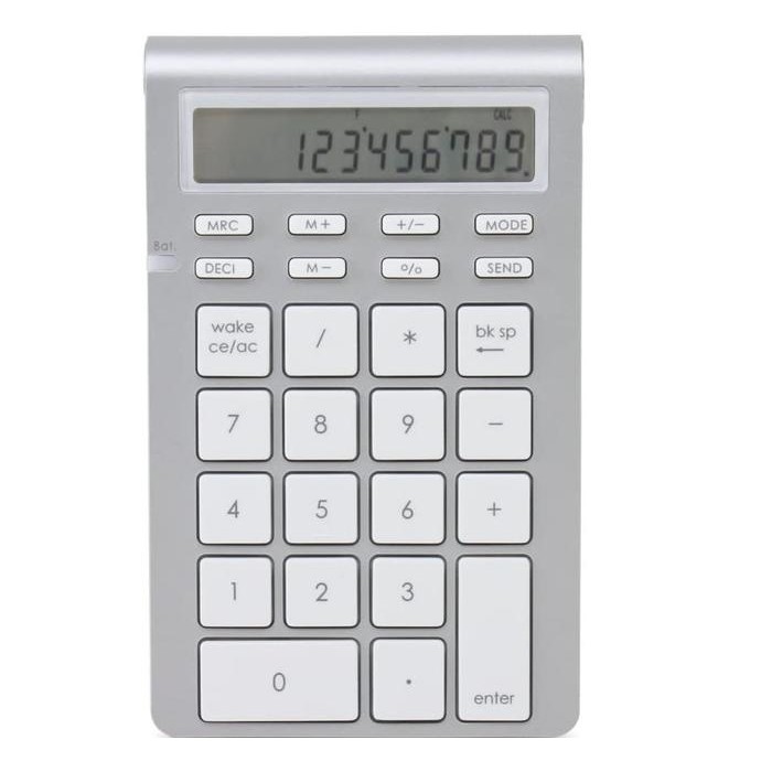 

Satechi Wireless Bluetooth Numeric Keypad Calculator Apple Keyboard New Stok