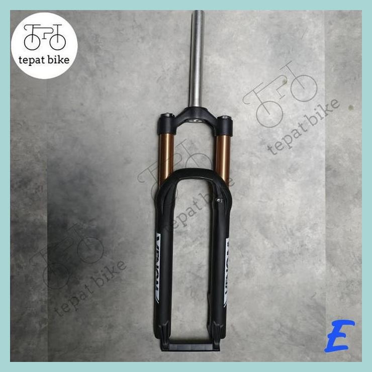 | TPB | FORK SEPEDA MTB SUSPENSION AIR VENOM 26 27,5 T140HITAM BLACK