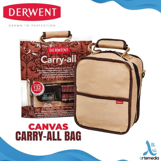 

BEBAS ONGKIR - Tas Alat Seni Derwent Carry All Bag Tempat Pensil Warna dan Sketchbook