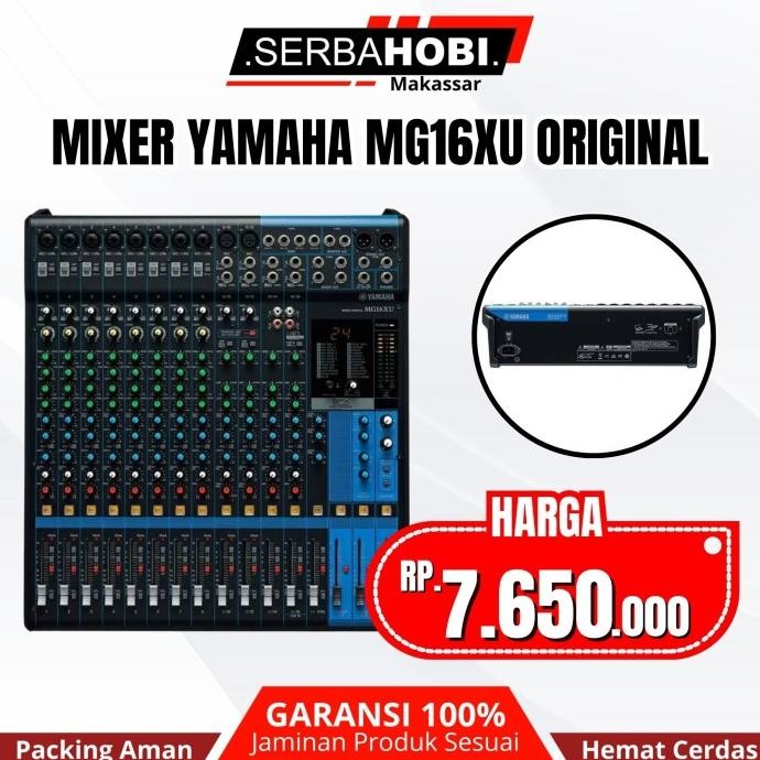 *#*#*#] Mixer 16 Channel Yamaha MG16XU ORIGINAL