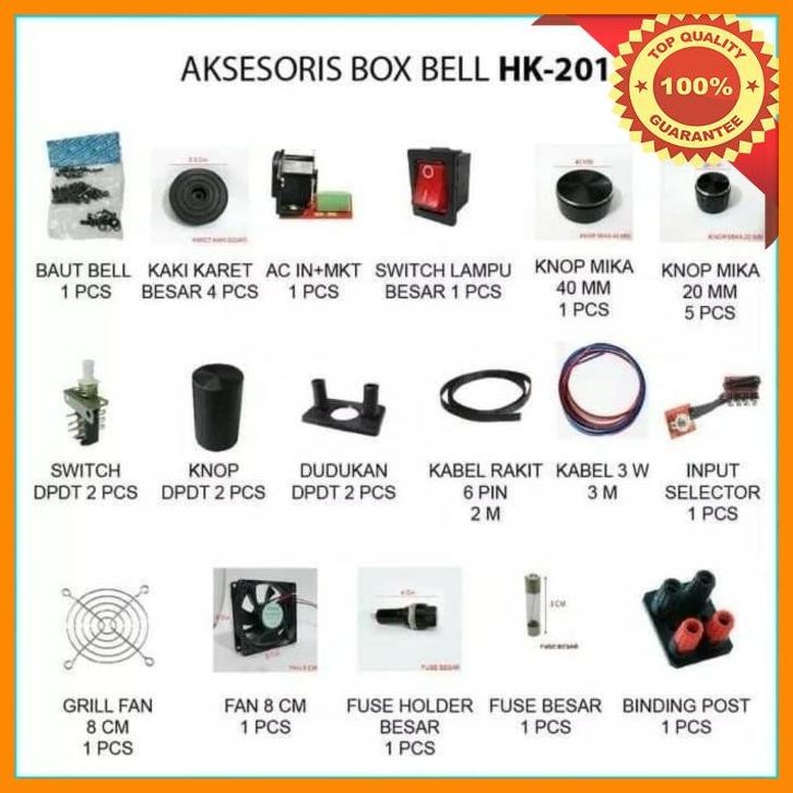 [JIM] AKSESORIES BOX BELL HK-201 / AKSESORIS BOX BELL HK 201