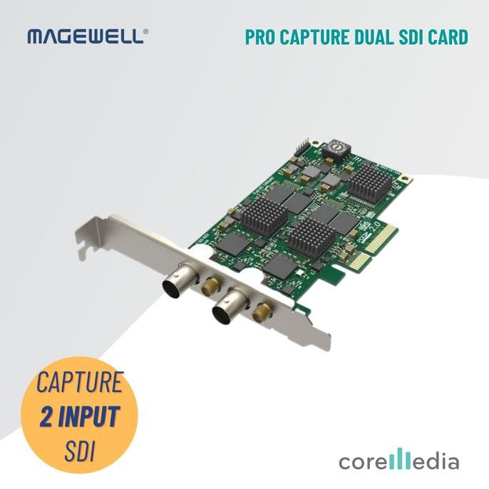 Magewell Pro Capture Dual Sdi Card (2-Channel) New Stok