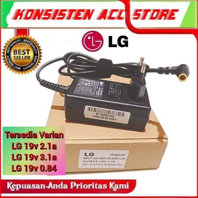 AC ADAPTER ADAPTOR TV LED MONITOR LG 19V 1.7A