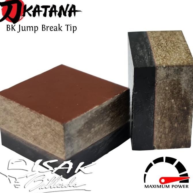 Murah Katana BK Break Jump Tip - Hard Phenolic Cue Tips Billiard Stick JB Non COD