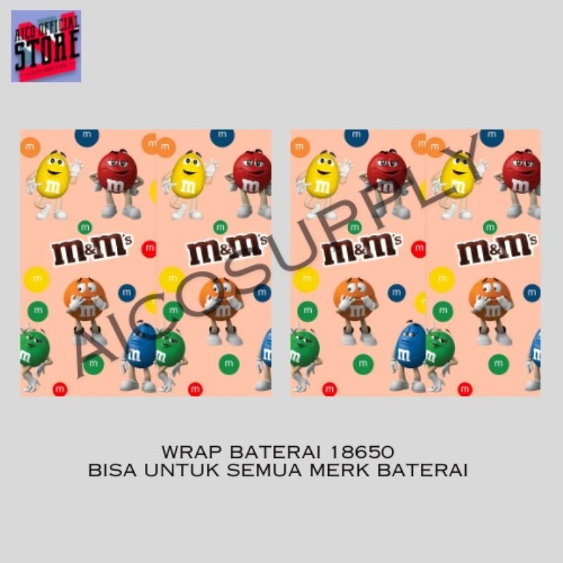 

*PromoGet2* Ambitionstore Stiker Wrap Baterai 18650 Belum Ada Judul Series Pelindung Dan Penghias Untuk Segala Merek 3 Stiker Garskin HP/Case Custom COD