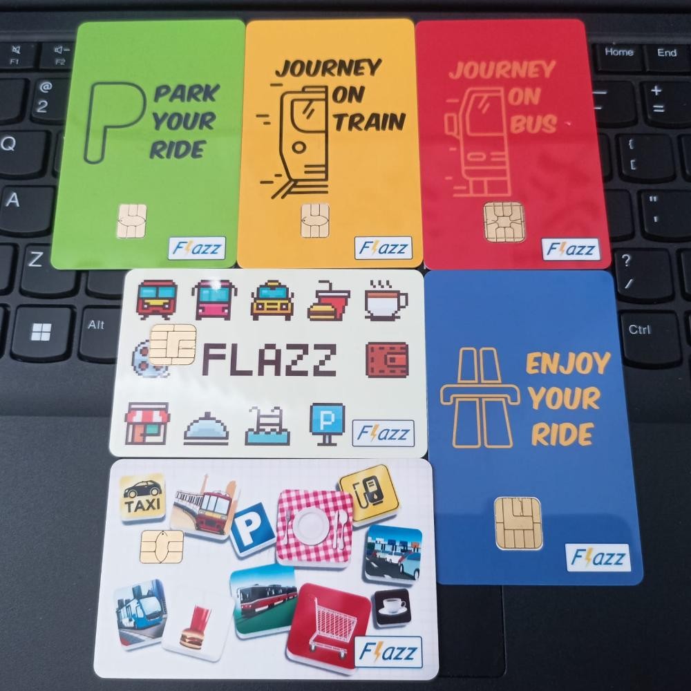 Baru Kartu Flazz BCA Transportasi Logo Gen 1 Emoney Baru